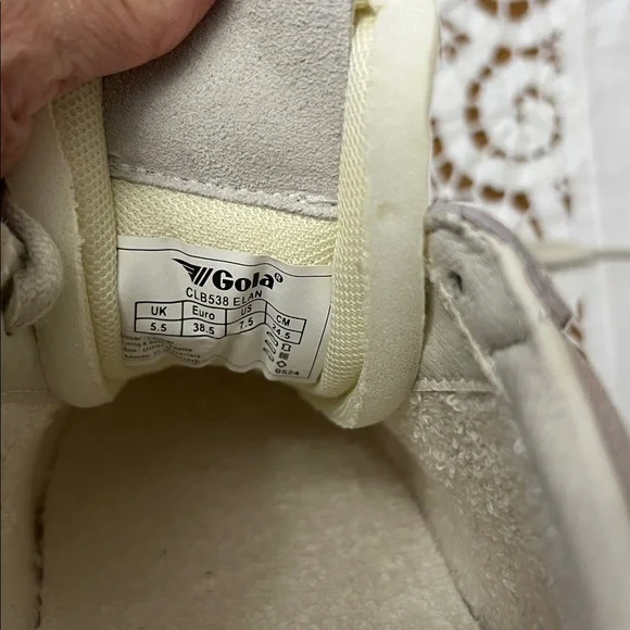 Gola Elan size 7.5 Bone-Navy-Red Men’s 7.5 - Picture 10 of 13